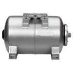 VAREM 5.3 Gallon Horizontal Stainless Steel Pressure Tank – 120 Psi – 1″ – 120 psi – 20 psi Pre-Charged