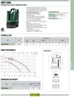 DAB VERTY NOVA Sump Pump