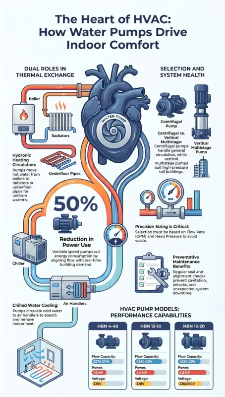 Water Pumps in HVAC Systems