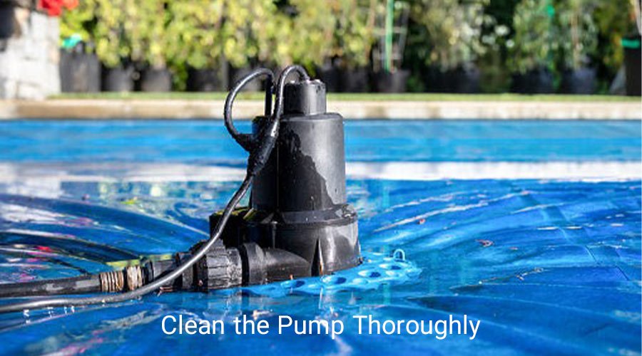 Clean the Pump Thoroughly