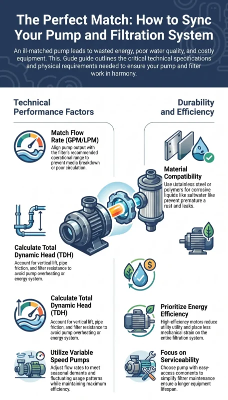 Tips for matching the pump to your filtration system