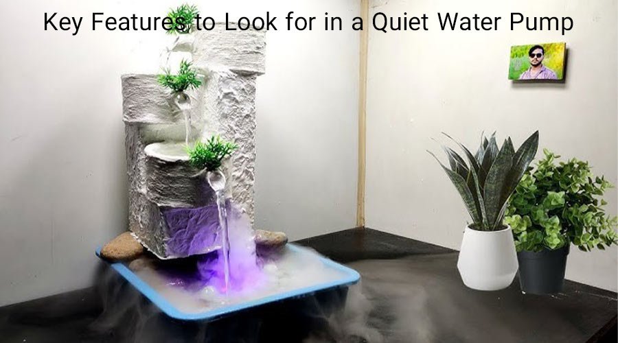 Quiet Water Pump for Indoor Fountain