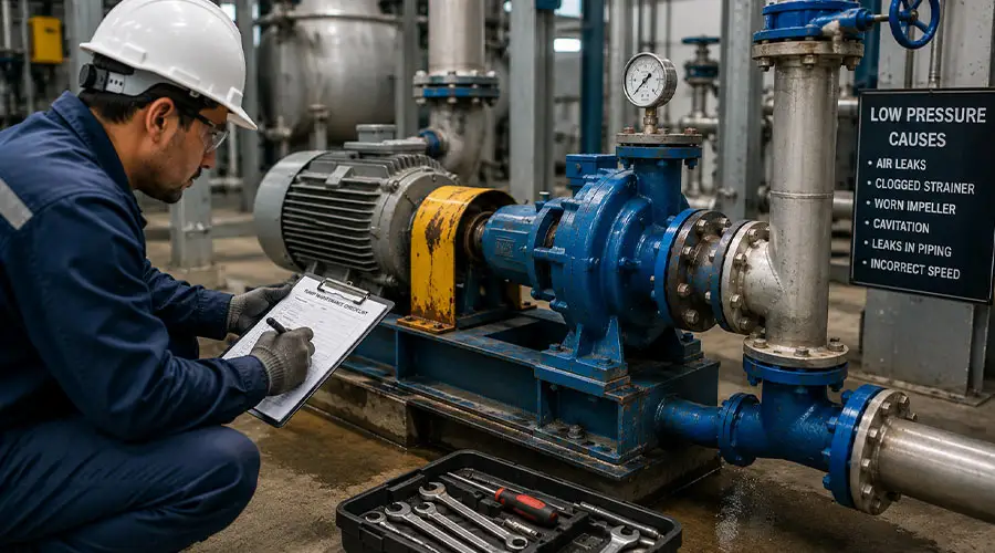Industrial Pump Keeps Losing Pressure