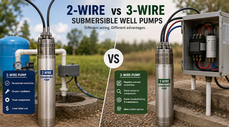 2-Wire vs 3-Wire Submersible Well Pumps