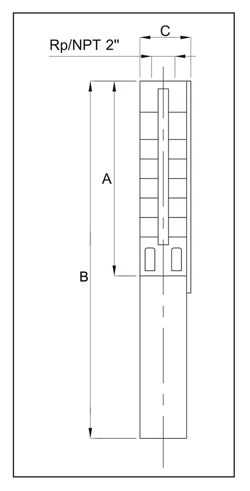 Dimensions Submersible Pumps SP40 70 1 1