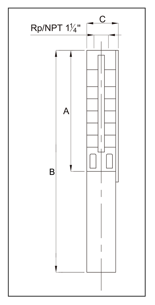 Dimensions Submersible Pumps SP5 10 18 1