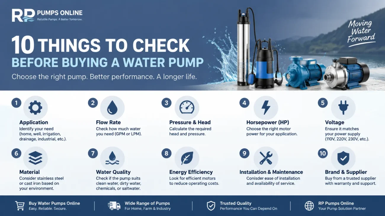Buying a Water Pump